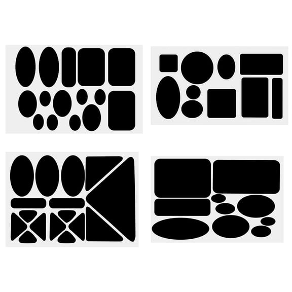 4 Pcs Down Jackets Repair Patches Waterproof Fabric Patches Easy to Use for Clothing Hole Repairing