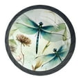 thumbnail image 1 of 4 Pcs Dragonfly Knobs for Kitchen Cabinet Cupboard Dresser Bookcase Drawer Pulls Handles Round Home Decor, 1 of 8