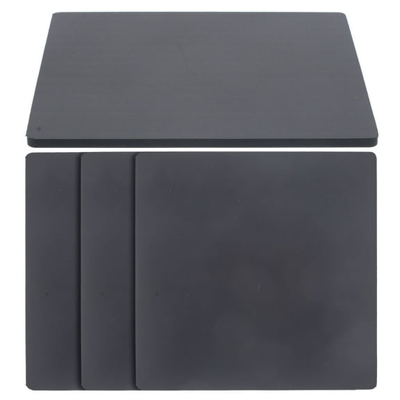 4 Pcs Drinks Square Silicone Coaster Cup Cushions Portable Coaster 10X10CM Black