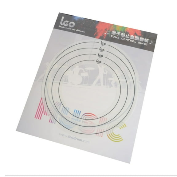4 Pcs Drum Muffler Dampening Rings Non Slip Tone Control Rings Replacement Drum Practice Damper Silencers Easy to Use