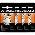 thumbnail image 1 of 4 Pcs Duracell ECR 2450 3V Coin Cell Lithium Button Battery, 1 of 2