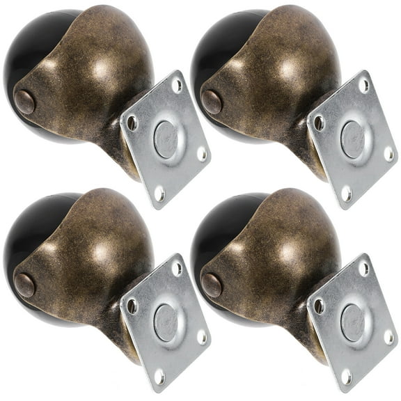 4 Pcs Earth Wheel Universal Furniture Caster Chair Pulley Sofa Roller Wheels for Office Cart Swivel Casters Heavy Duty Shelving