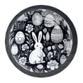 thumbnail image 1 of 4 Pcs Easter Egg Knobs for Kitchen Cabinet Cupboard Dresser Bookcase Drawer Pulls Handles Round Home Decor, 1 of 8