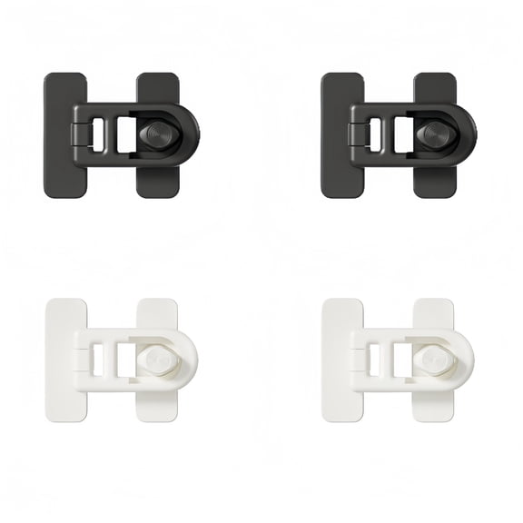 4 Pcs Easy Installation Fridge Door Lock Strong Security for Home Safety