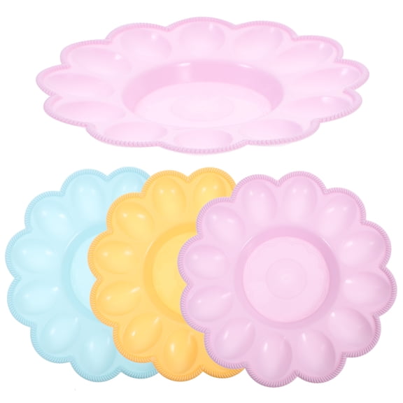 VERDANVERSE 4Pcs Stackable Egg Holders Easy to Clean for Fresh Eggs in Kitchen