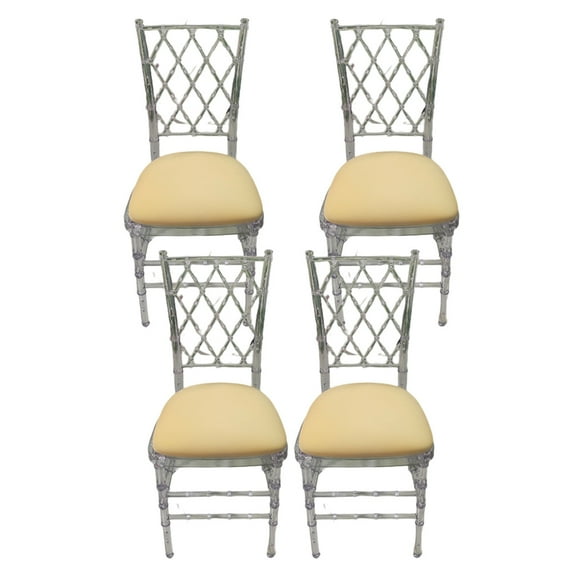 4 Pcs Elastic Spandex Chair Stretch Seat Covers Protector For Dining Room Kitchen Chairs Stretchable, Dinning Chair Furniture Cushion Cover Slipcover Slip Cover For Round & Square Chairs