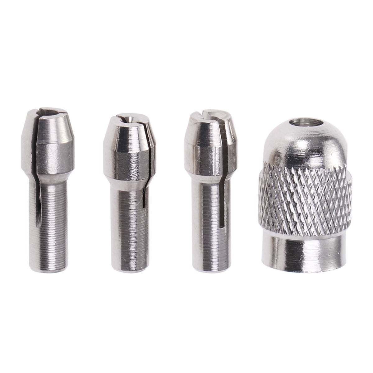 4 Pcs Electric Grinding Drill Collets Adapter Nut Kit Set Electric Mill ...