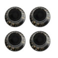 4 Pcs Electric Guitar Volume Knob Stable Rotation Plastic Guitar