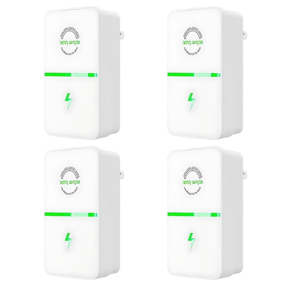 4 Pcs Electricity Saving Box Energy Saver, New Pro Power Saver, Stop Watt Device with US Plug