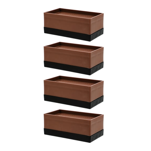 4 Pcs Elevated Shelf Desk Accessories Bed Risers Furniture Leg Pad Sofa Washing Machine Non-slip Lifts Height