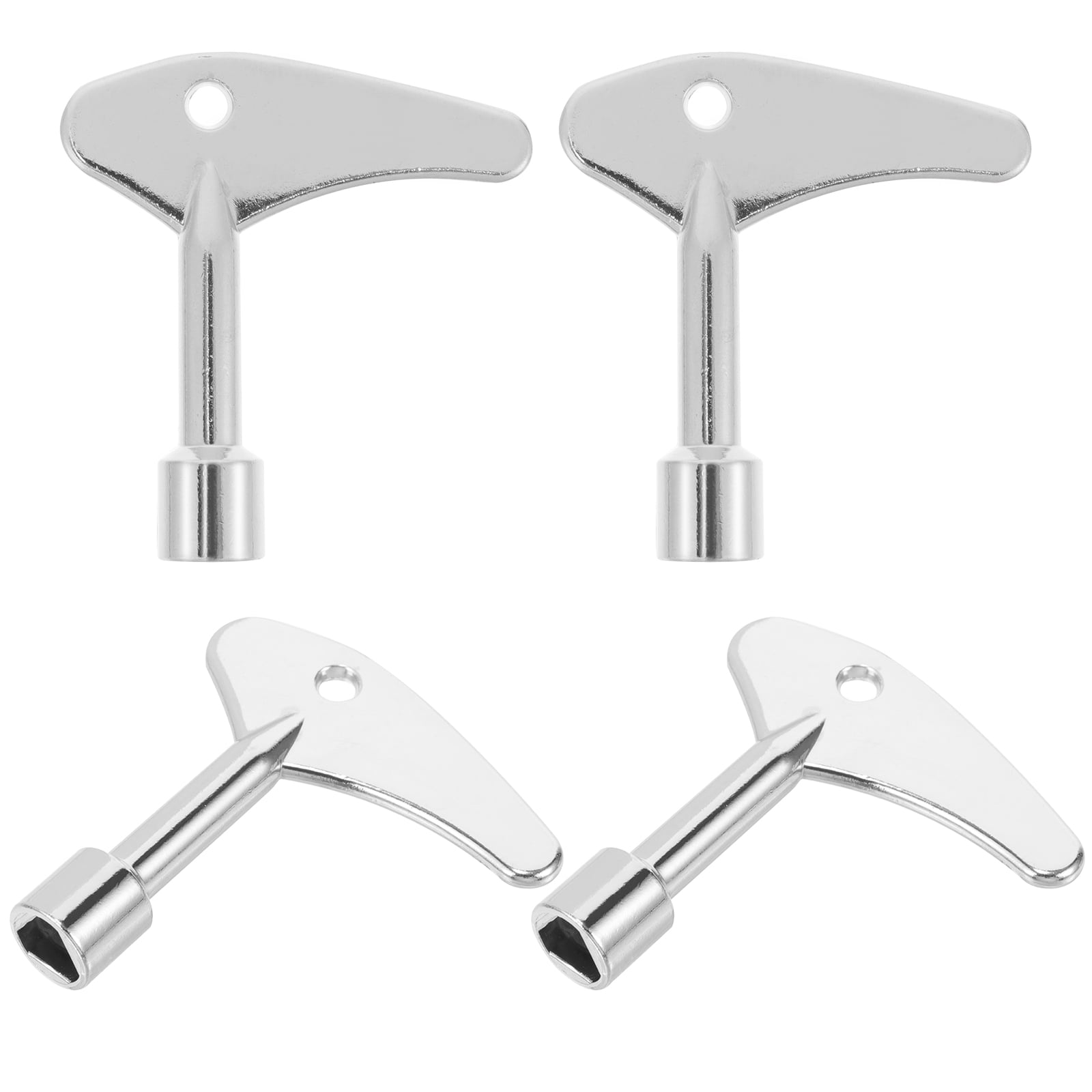 4 Pcs Elevator Key Electric Meter Special Multi Function Tool Triangle