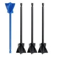 4 Pcs Epoxy Mixer Attachment for Drill, Reusable Paint and Resin Mixer