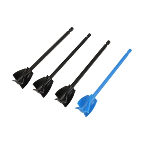 4 Pcs Epoxy Mixer Attachment for Drill, Reusable Paint and Resin Paddle to Mix Resin, Paint, Ceramic Glaze