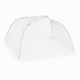 thumbnail image 1 of 4 Pcs Extra Large Mesh Food Cover Tent Umbrella Food Screen Covers17*17"for Outside Pop-up Mesh Reusable Food Nets for Parties Picnics Outdoor BBQs Collapsible, 1 of 6