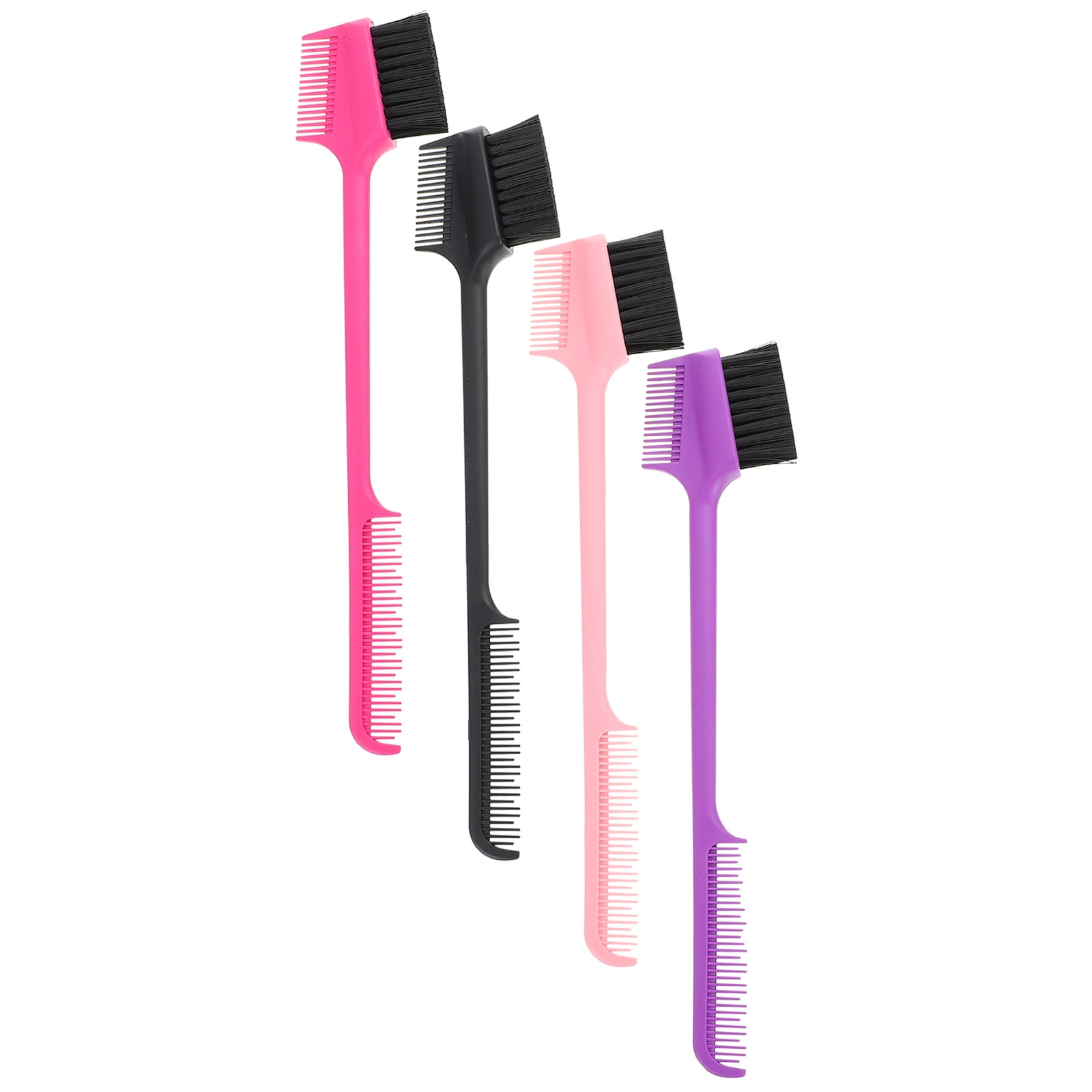 4 Pcs Eyelash Separator Double Ended Eyebrow Brush Comb Shaper Specialty Tools Travel Makeup Miss
