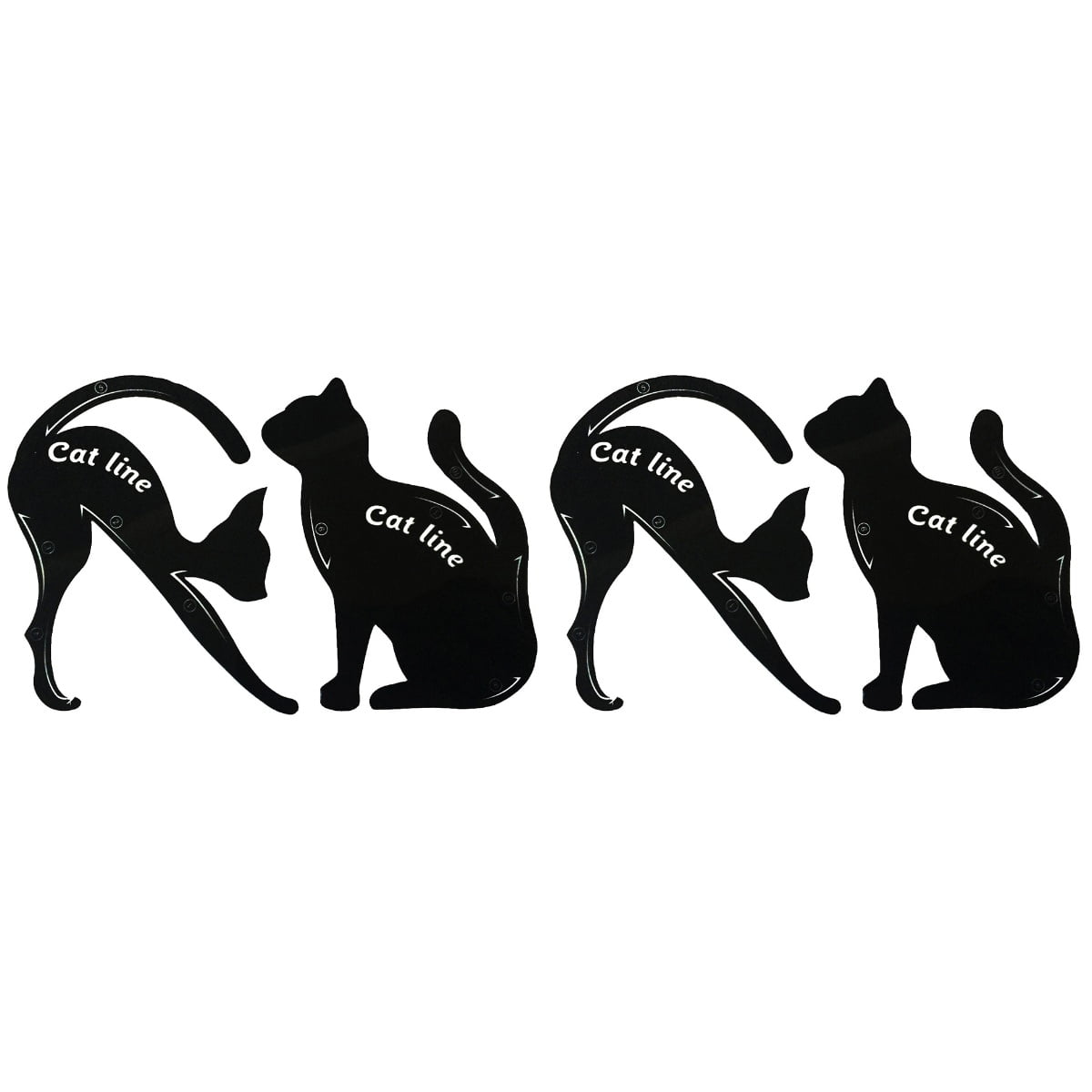 4 Pcs Eyeliner Stencil Eyeshadow Stencil Eye Stencil Eye Makeup Kit Eye