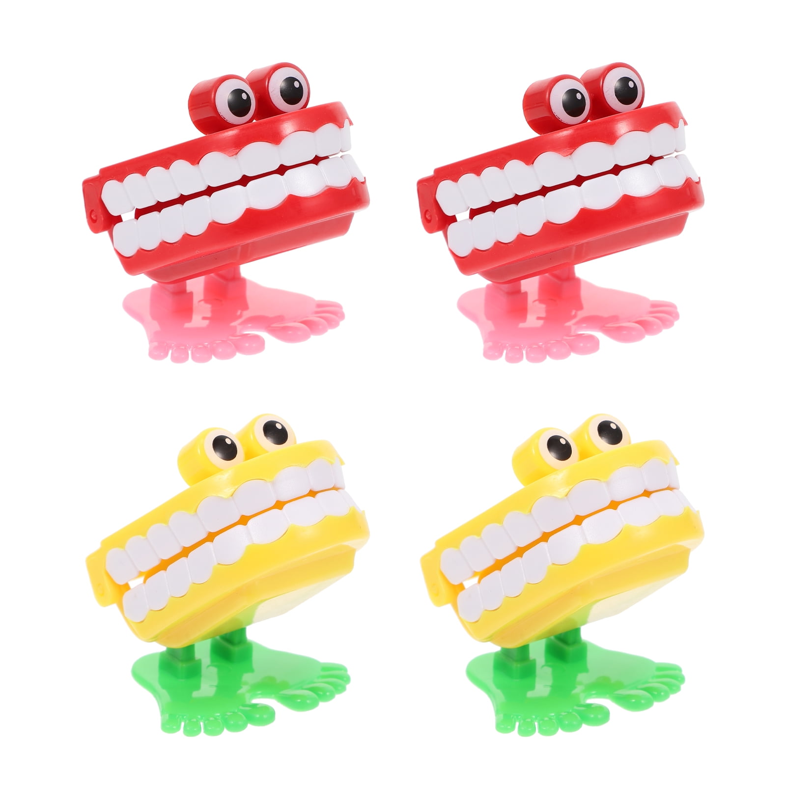 4 Pcs Fake Teeth Prank Gadget Funny Party Games Crocodile Toy