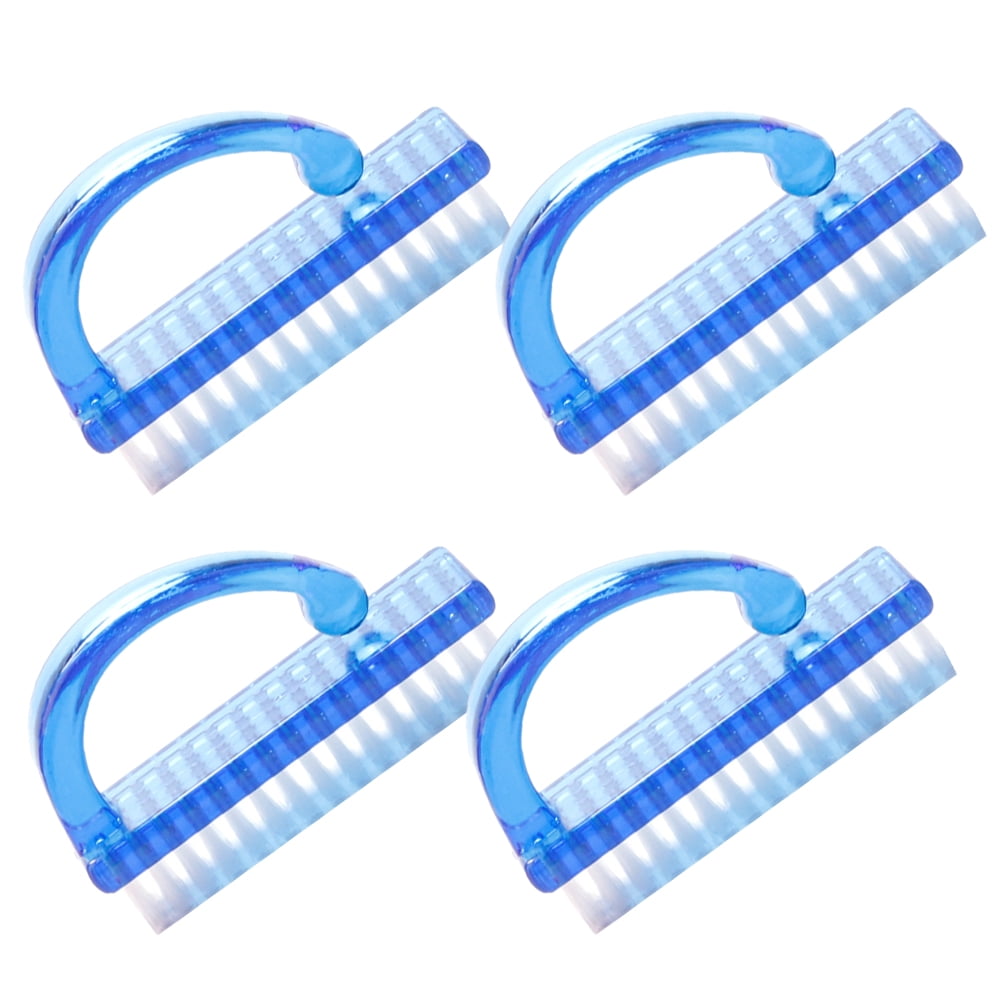 4 Pcs Finger Nail Brush to Clean under Nails Cleaner Nailbrush Cleaning