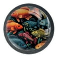 thumbnail image 1 of 4 Pcs Fish Knobs for Kitchen Cabinet Cupboard Dresser Bookcase Drawer Pulls Handles Round Home Decor, 1 of 8