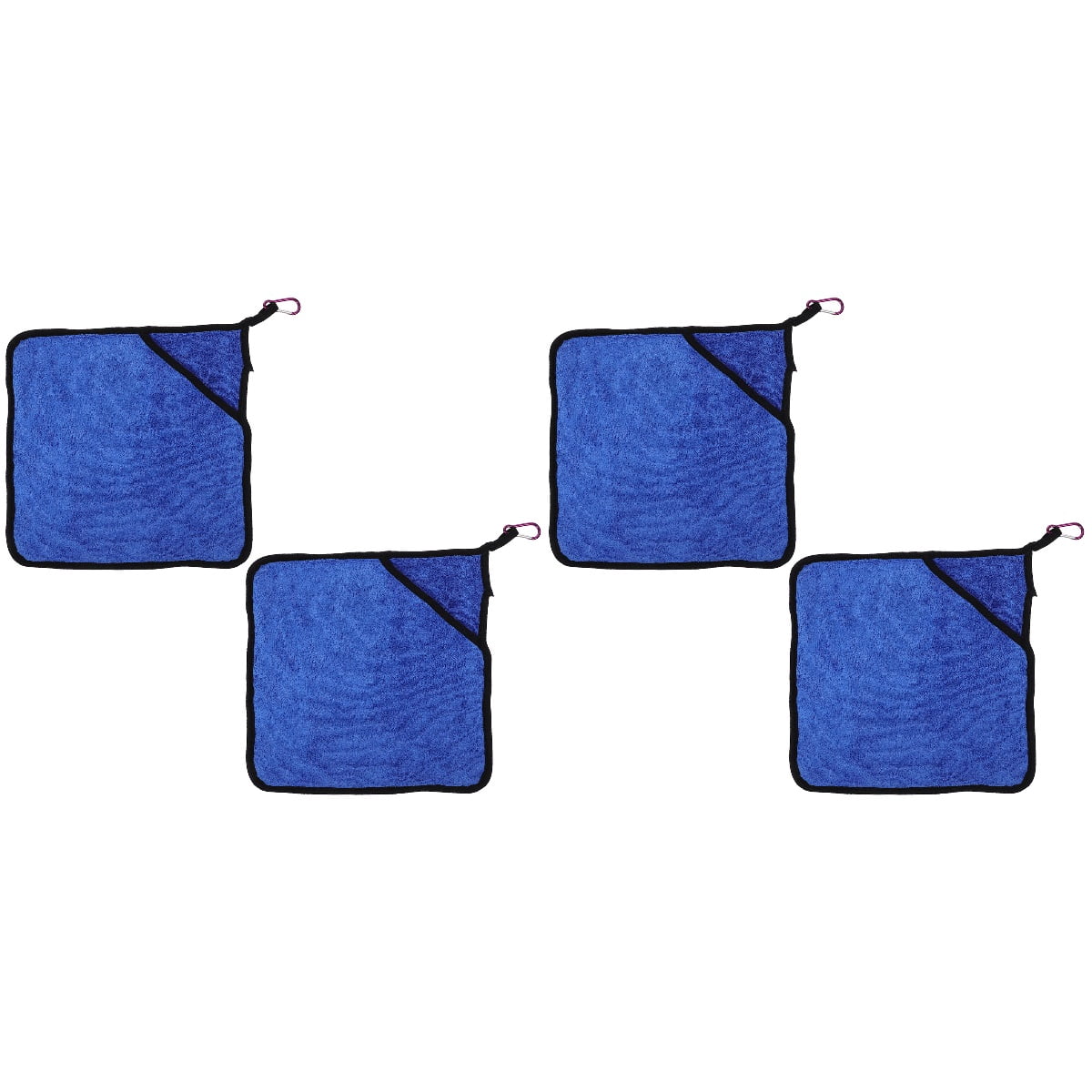 4 Pcs Fishing Towel Microfiber Towels Non-slip Polyester