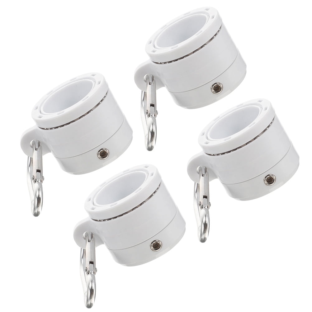 4 Pcs Flag Flags Rotating Pole Mounting Rings Clip Replacement Parts
