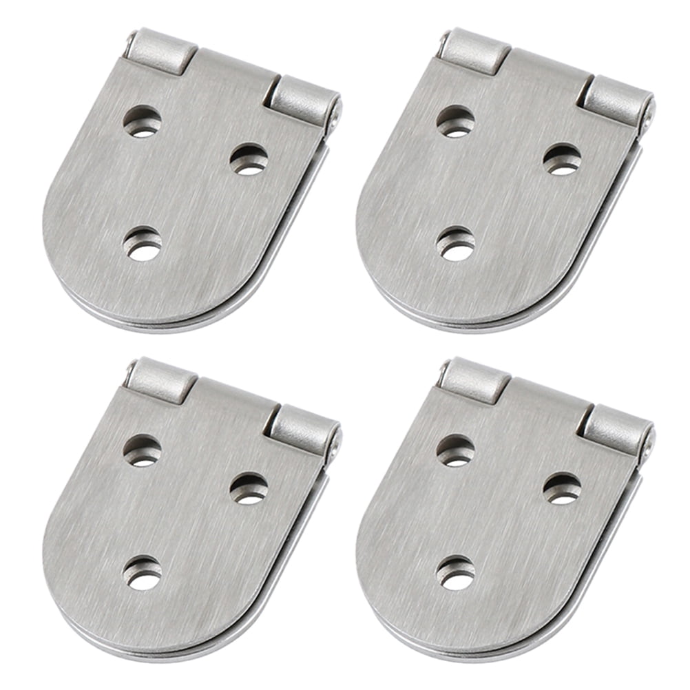 4 Pcs Flap Hinge Stainless Steel Butler Tray Hinge Folding Hinge Shelf