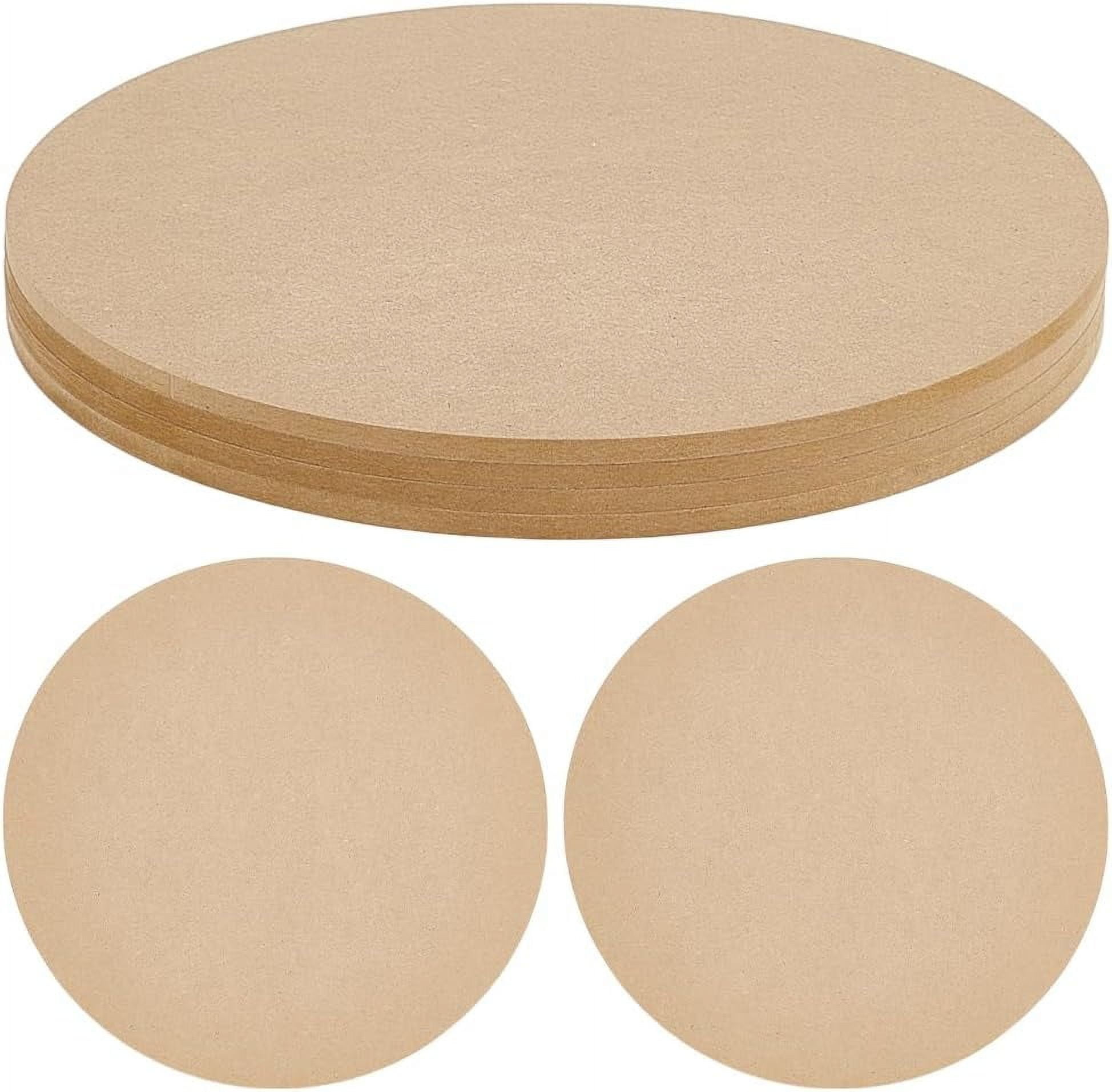 4 Pcs Flat Round Pottery Wheel 25cm Round Clay Throwing Bats for Clay Crafts Arts Ceramics Pottery Tools Pottery Bats for Pottery Wheel Portable Clay Wedging Board with Built BurlyWoodDIY