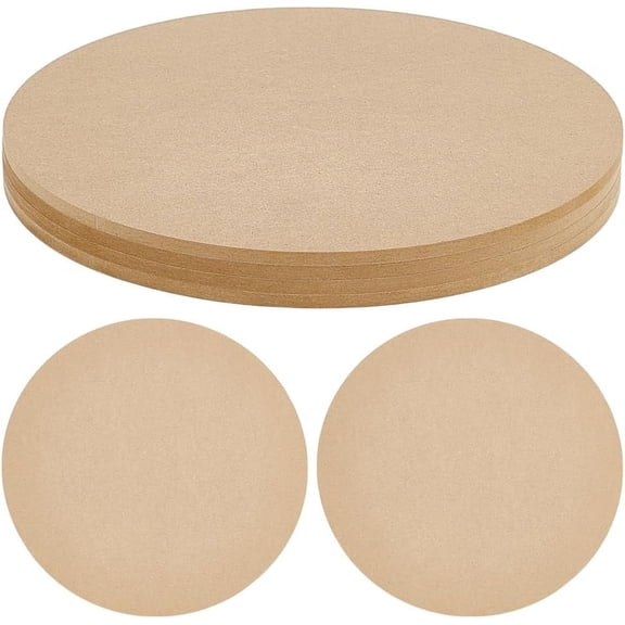 4 Pcs Flat Round Pottery Wheel 25cm Round Clay Throwing Bats for Clay Crafts Arts Ceramics Pottery Tools Pottery Bats for Pottery Wheel Portable Clay Wedging Board with Built BurlyWoodDIY