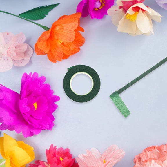 4- Floral Tape Washi for Flower Stem Wrapping, Plant Twine, Wreath Making and Craft Supplies