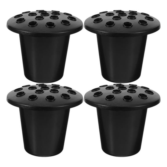 4 Pcs Flower Arrangement Base Outdoor Pots Vases Cemetery Holder Memorial for Graves Holders Supply