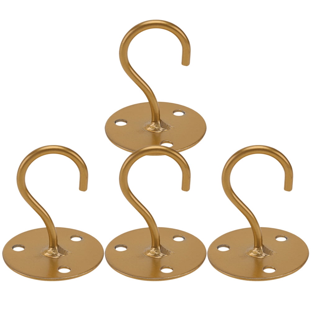 4 Pcs Flower Basket Hook Coat Hangers Wall Toggle Hanging Hooks Heavy