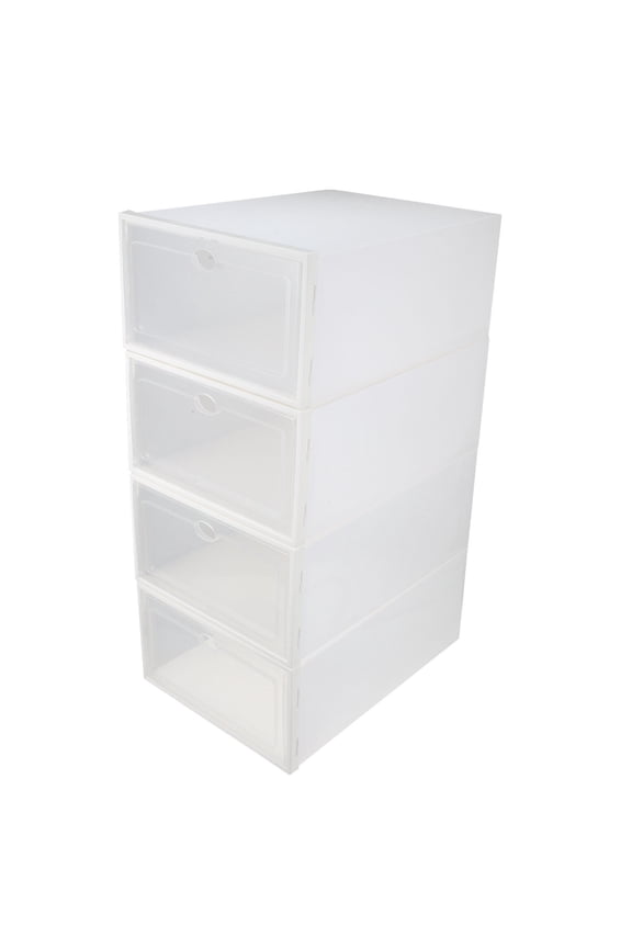 4-Piece Cube Storage Organizer Set for Shoebox, Playroom Use - Ideal for Men and Women, Unbranded