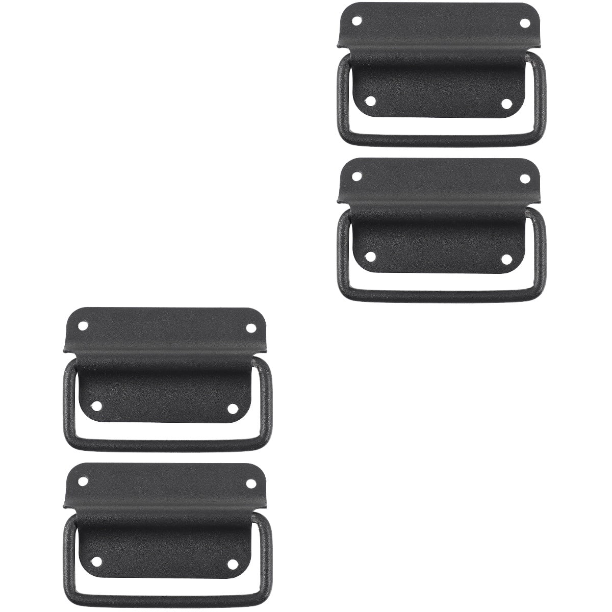 4 Pcs Folding Handle Foldable Pull Stainless Steel Drawer Pulls Toolbox