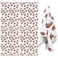 thumbnail image 1 of 4 Pcs Football Arrow White Pattern Funny Kitchen Towels, Microfiber Dish Towels, Kitchen Tea Towels Set 18" X 26", 1 of 6