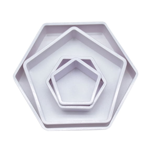 Worgeous Football Fondant Cutter Molds for Baking Plastic 4 Sizes DIY Cake Decorating Tools