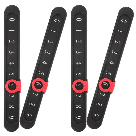 4 Pcs Football Scorer Table Foosball Counters Scores Footballs Supplies Futball Tables