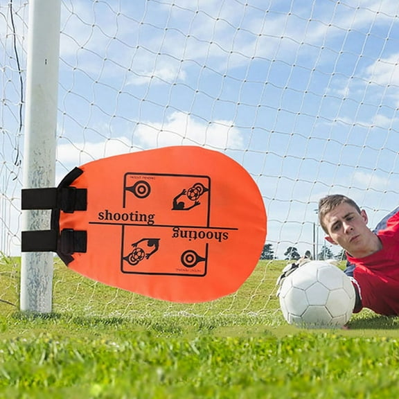 4 Pcs Football Training Target Soccer Targets Goal Target Goal Training Set Free Kick Practice Net,4 x goal target 1 x bag,Orange