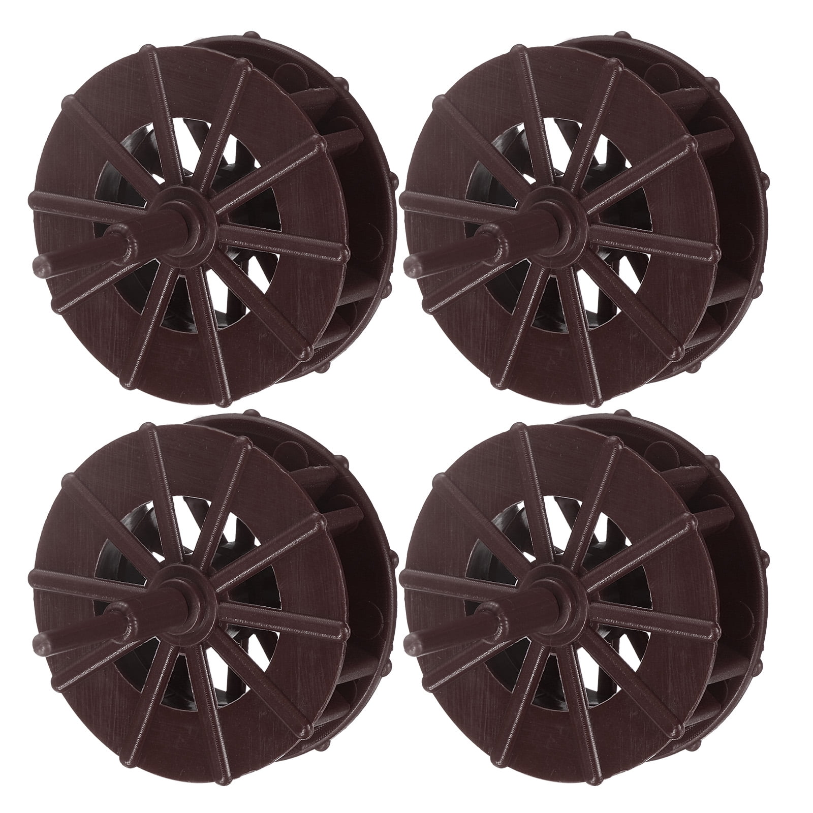 4 Pcs Fountain Water Wheel, 1.4 Inch Desktop Fortune Statue Aquarium ...