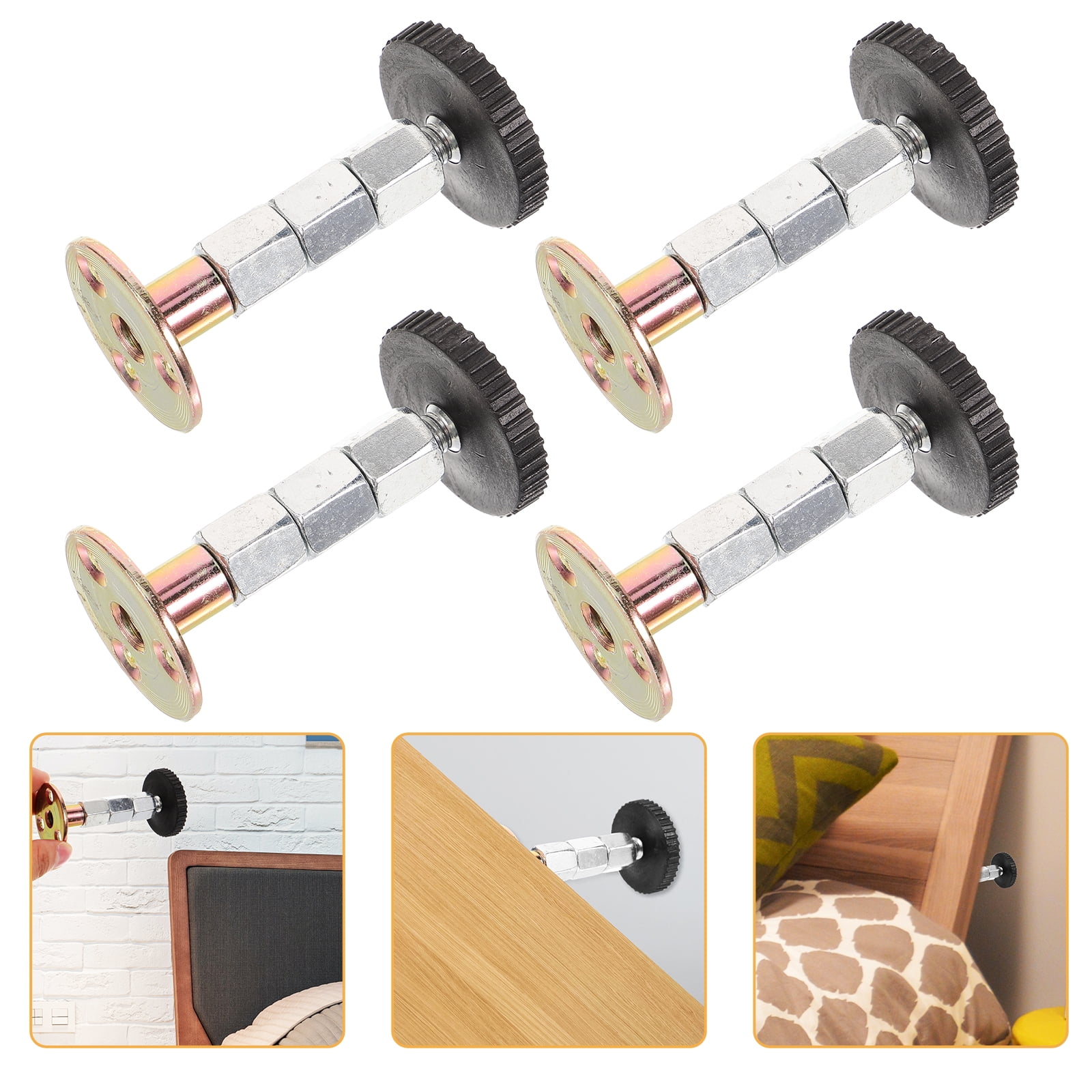 4 Pcs Four Pack Headboards Headboard Bumpers for Wall Efuy Security