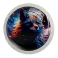 thumbnail image 1 of 4 Pcs Fox Knobs for Kitchen Cabinet Cupboard Dresser Bookcase Drawer Pulls Handles Round Home Decor, 1 of 8