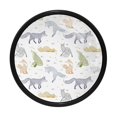 thumbnail image 1 of 4 Pcs Fox Knobs for Kitchen Cabinet Cupboard Dresser Bookcase Drawer Pulls Handles Round Home Decor, 1 of 5