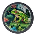 thumbnail image 1 of 4 Pcs Frog Knobs for Kitchen Cabinet Cupboard Dresser Bookcase Drawer Pulls Handles Round Home Decor, 1 of 8