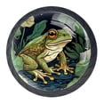 thumbnail image 1 of 4 Pcs Frog Knobs for Kitchen Cabinet Cupboard Dresser Bookcase Drawer Pulls Handles Round Home Decor, 1 of 8