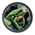 thumbnail image 1 of 4 Pcs Frog Knobs for Kitchen Cabinet Cupboard Dresser Bookcase Drawer Pulls Handles Round Home Decor, 1 of 8