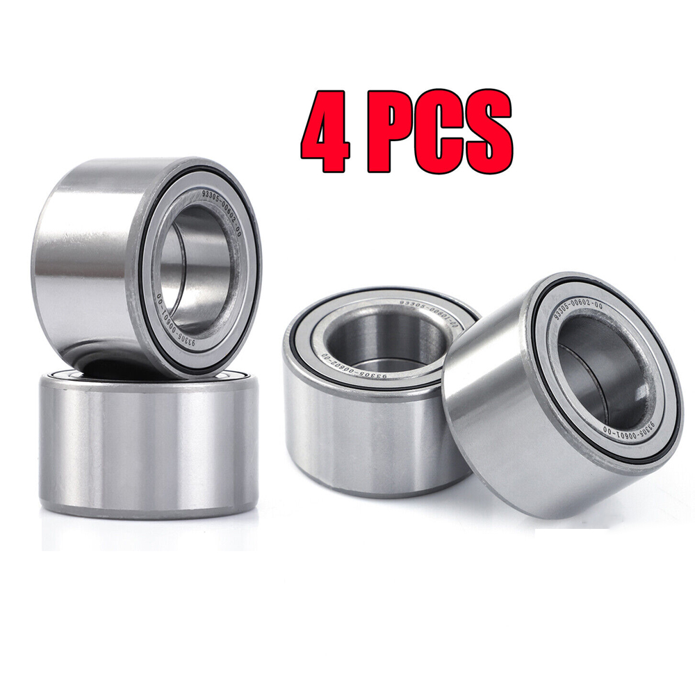 4 Pcs Front & Rear Wheel Bearings 933050060100 for 20032023 Yamaha Grizzly 550 660 700 All