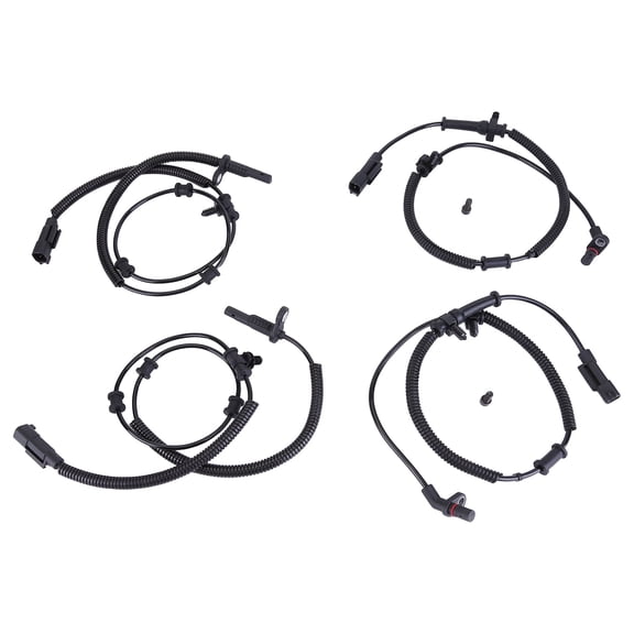4 Pcs Front and Rear ABS Wheel Speed Sensor for Dodge Ram 1500 2013-2018 1500 Classic, Replaces 68053861AB, 68053861AC, 68053861AD, 68231044AB