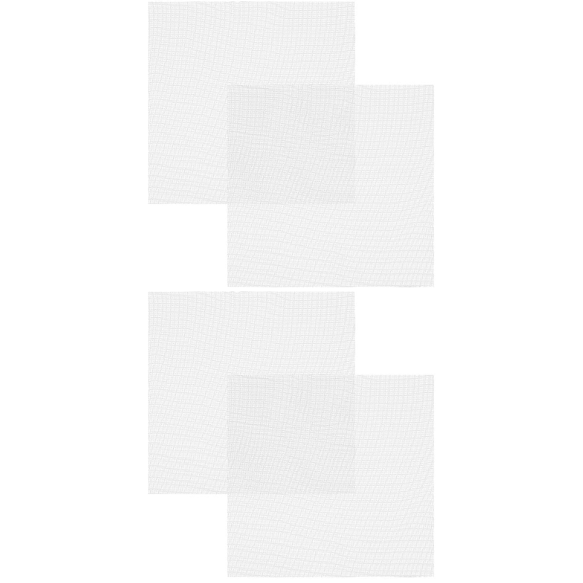 4 Pcs Fruit Dryer Mat Silicone Steamer Jerky Vegetables White Silica