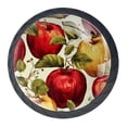 thumbnail image 1 of 4 Pcs Fruit Knobs for Kitchen Cabinet Cupboard Dresser Bookcase Drawer Pulls Handles Round Home Decor, 1 of 8