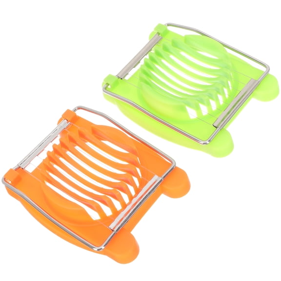 NIAIZEK 4-Piece Slicer Set with Sturdy Plastic Frame and Stainless Steel Blades for Easy Food Cutting