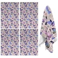 thumbnail image 1 of 4 Pcs Funny Kitchen Towels,Beige Butterfly Flower Pattern Microfiber Dish Towels,Kitchen Tea Towels,Kitchen Towel Set (18" X 26"), 1 of 7